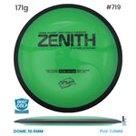 Disc Golf Warehouse MVP Zenith - Neutron - James Conrad 2021 World Champion Green/Black 171g