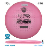 Disc Golf Warehouse Pre-loved Mid-Range Neo Lumen - Founder - 9/10 173g