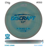Disc Golf Warehouse Pre-loved Putt and Approach Blue/Blue Metallic 174g
