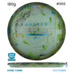 Disc Golf Warehouse Pre-loved Putt and Approach Clear/Silver, Blue Metallic 180g