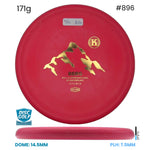 Disc Golf Warehouse Pre-loved Putt and Approach Red/Gold 171g