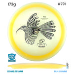 Disc Golf Warehouse RPM Huia - Cosmic Plastic Yellow/Black 173g