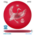 Disc Golf Warehouse RPM Kotuku - Strata Plastic Red/Silver 172g