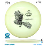 Disc Golf Warehouse RPM Piwakawaka - Glow Plastic Glow/Black 176g