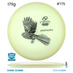 Disc Golf Warehouse RPM Piwakawaka - Glow Plastic Glow/Black 179g