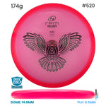 Disc Golf Warehouse RPM Ruru - Cosmic Plastic Pink/Black 174g