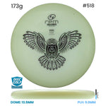 Disc Golf Warehouse RPM Ruru - Glow Plastic Glow/Black 173g