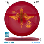 Disc Golf Warehouse RPM Tākapu - Atomic Plastic Red/Gold 173g
