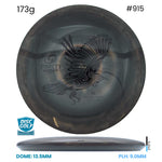 Disc Golf Warehouse RPM Tui - Atomic Plastic Black Swirl/Black 173g