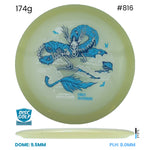 Disc Golf Warehouse Streamline Ascend - Eclipse Plastic - Eagle McMahon Halloween Team Series Glow/Blue Stamp 174g