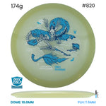 Disc Golf Warehouse Streamline Ascend - Eclipse Plastic - Eagle McMahon Halloween Team Series Glow/Blue Stamp 174g