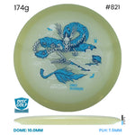 Disc Golf Warehouse Streamline Ascend - Eclipse Plastic - Eagle McMahon Halloween Team Series Glow/Blue Stamp 174g