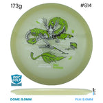Disc Golf Warehouse Streamline Ascend - Eclipse Plastic - Eagle McMahon Halloween Team Series Glow/Green Stamp 173g