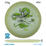 Disc Golf Warehouse Streamline Ascend - Eclipse Plastic - Eagle McMahon Halloween Team Series Glow/Green Stamp 173g