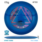 Disc Golf Warehouse Streamline Drift - Neutron Plastic Blue/Black, Red Metallic 175g