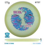 Disc Golf Warehouse Streamline Echo - Eclipse Plastic - Silva Saarinen Halloween Team Series Glow/Blue Stamp 177g