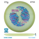 Disc Golf Warehouse Streamline Echo - Eclipse Plastic - Silva Saarinen Halloween Team Series Glow/Blue Stamp 177g