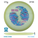 Disc Golf Warehouse Streamline Echo - Eclipse Plastic - Silva Saarinen Halloween Team Series Glow/Blue Stamp 177g