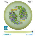 Disc Golf Warehouse Streamline Echo - Eclipse Plastic - Silva Saarinen Halloween Team Series Glow/Green Stamp 177g