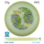 Disc Golf Warehouse Streamline Echo - Eclipse Plastic - Silva Saarinen Halloween Team Series Glow/Green Stamp 177g