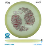 Disc Golf Warehouse Streamline Echo - Eclipse Plastic - Silva Saarinen Halloween Team Series Glow/Silver Stamp 177g