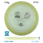 Disc Golf Warehouse Streamline Lift - Eclipse Glow Plastic Glow 174g