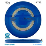Disc Golf Warehouse Streamline Parachute - Neutron Soft Plastic Blue/Gold, Black 150g