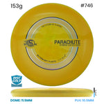 Disc Golf Warehouse Streamline Parachute - Neutron Soft Plastic Yellow/Black, Silver 153g