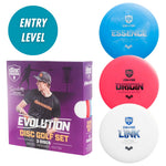 Discmania 3 Disc Starter Set with box, Essence, Origin and Link discs