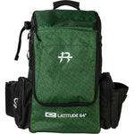Latitude 64 Core Pro E3 Isaac Robinson signature backpack, front view