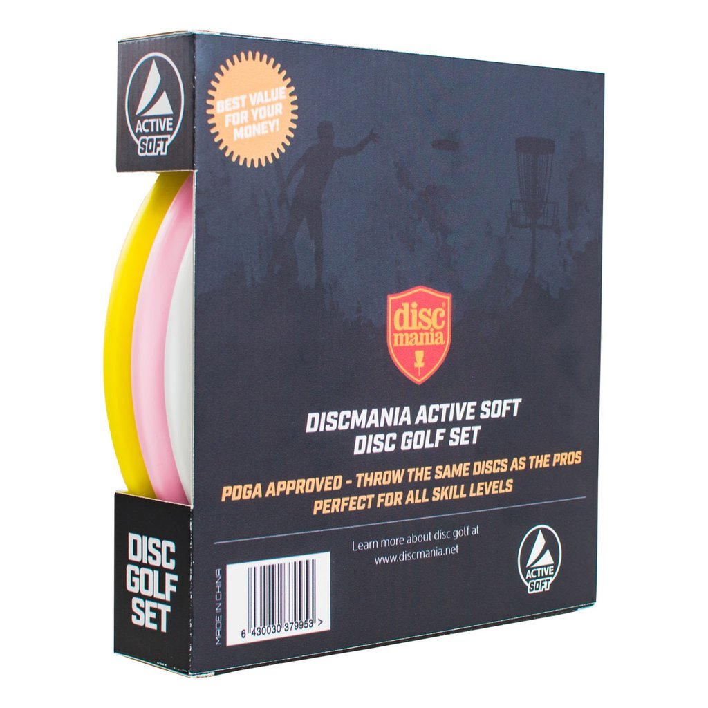 Discmania Active Soft Starter Set - Disc Golf Warehouse 